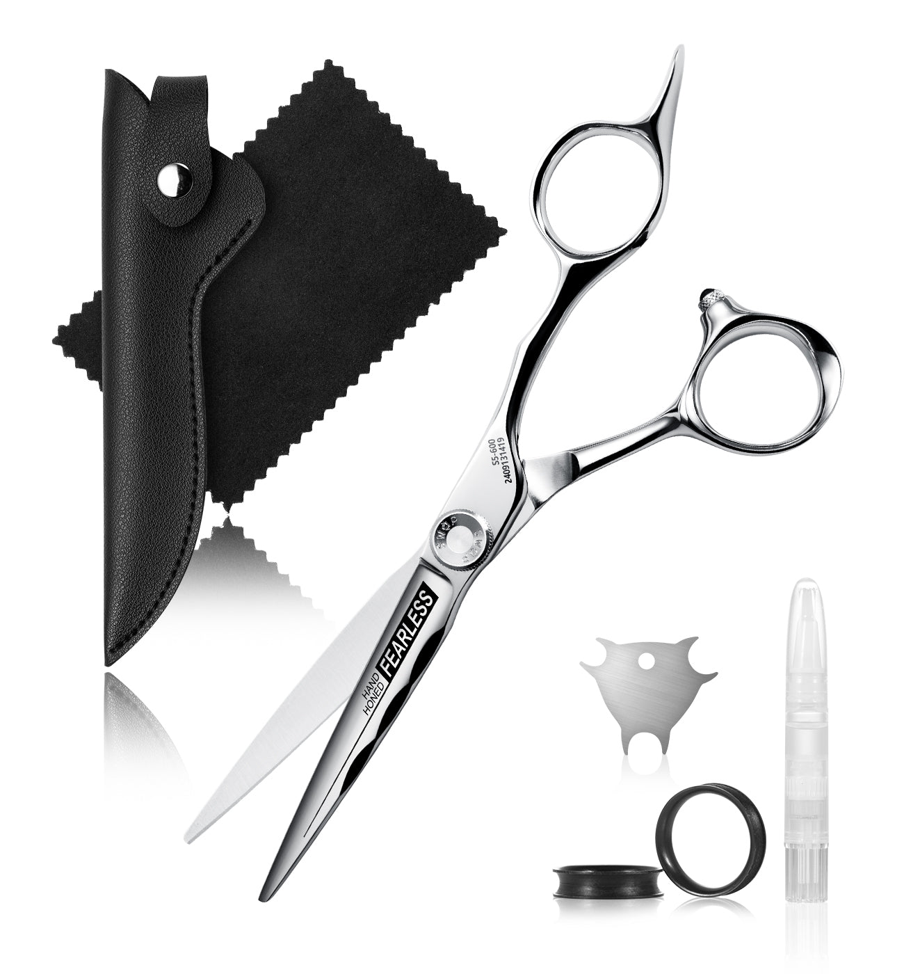 FMPZ Ultra Sharp 440C Stainless Steel Hair Scissors, 5.5-6" for Home & Salon Use 【1.15 Pro-order】S5