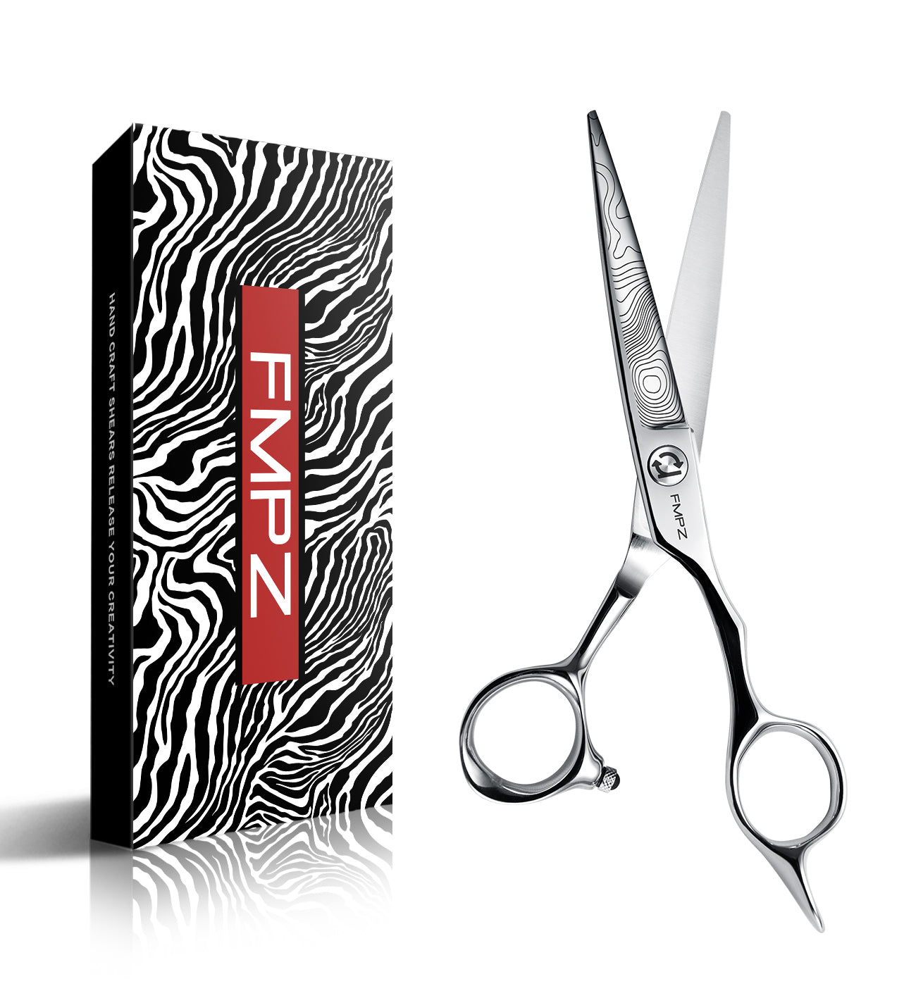 FMPZ 440C Hairdressing Shears - 5.5"/6" Premium Sharp Blades for Professional Stylists S6-C5